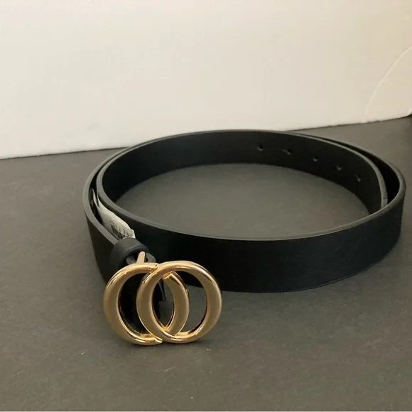 Forever 21 Black Belt | New no Tags | Size M/L 94CM - Picture 2 of 8